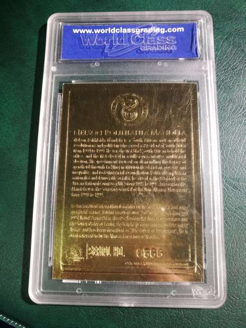 2013 Merrick Mint Nelson Mandela, Gold sculptured