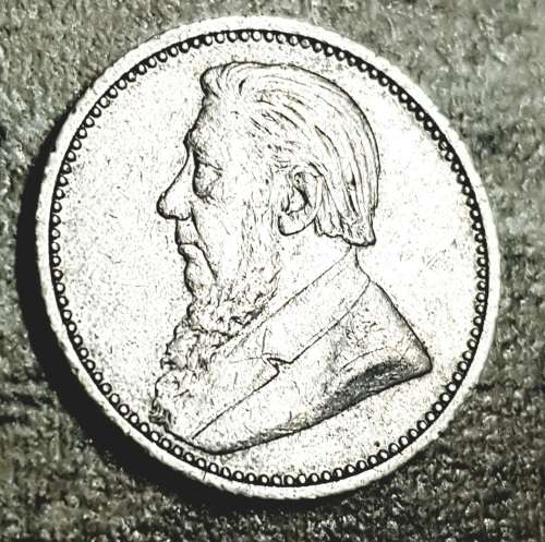 1895 ZAR SIX PENCE GREAT CONDITION