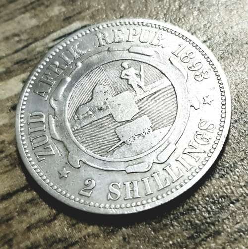 1893 ZAR 2 SHILLING EF=60 000