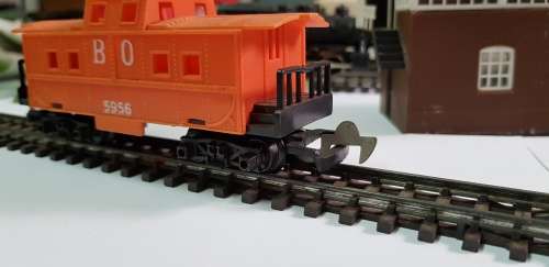 ORANGE LOCOMOTIVE B O TRAIN