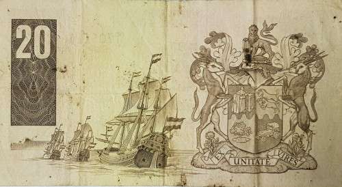 SOUTH AFRICAN TWENTY RAND BANKNOTE,GPC DE KOCK,706116