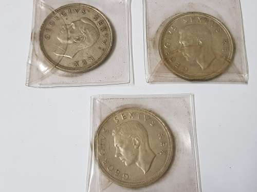 5 SHILLINGS ,1947,1948 AND 1949