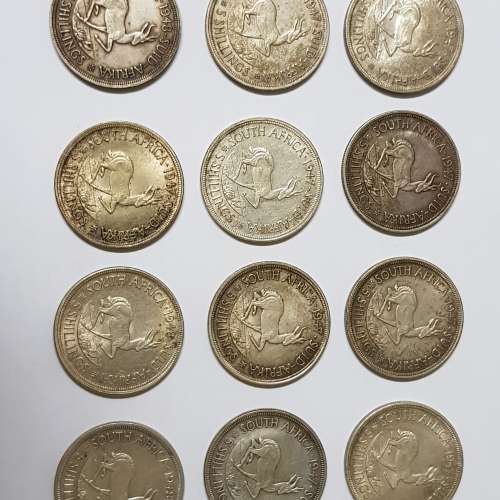 5 SHILLINGS ,1947,1948 AND 1949