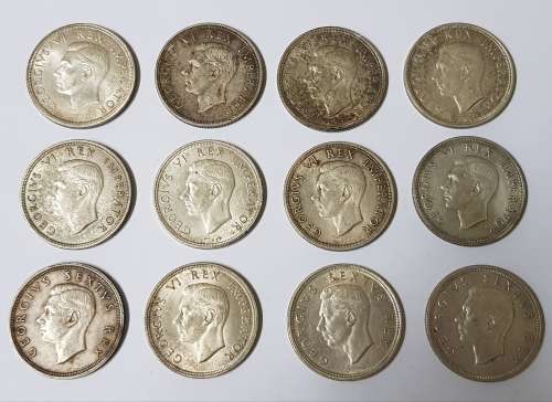 5 SHILLINGS ,1947,1948 AND 1949