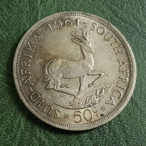 SOUTH AFRICAN 50c 1963