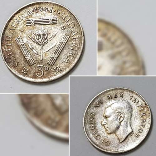 1941 THREEPENCE COIN
