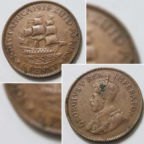 1929 HALF PENNY