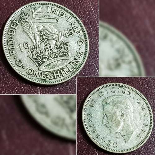 BRITISH 1945 ONE SHILLING