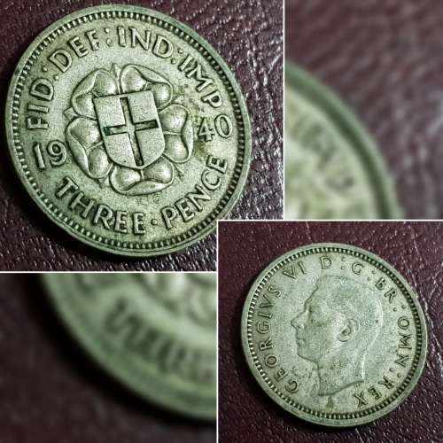 1940 BRITISH THREEPENCE