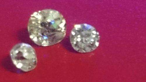 *** ROSE CUT X3 0.725CT DIAMONDS ***