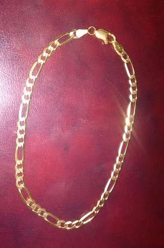 9CT GOLD BRACELET 21CM