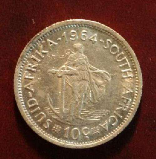1964 SOUTH AFRICA 10c ** LOW R1 AUCTION ** PROOF