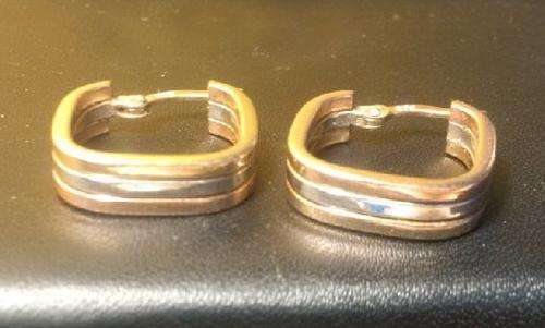 9CT GOLD LADIES EARINGS ROSE GOLD WHITE GOLD YELLOW GOLD