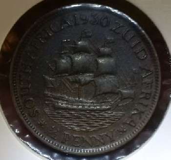 SOUTH AFRICA PENNY 1930 * LOW R1 START *GREAT CONDITION