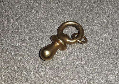 9CT GOLD BABY PACIFIER CHARM