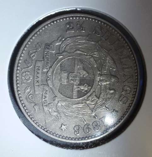 ZAR 1896 2 AND HALF SHILLING - SILVER - PRESIDENT KRUGER SERIES @ LOW START R1 AUCTION