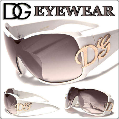 Oversized Womens DG Sunglasses Fashion Shades White