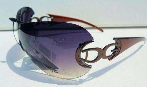 DG Eyewear Women's Ladies Oversized Celebrity Sunglasses (488 Bronze)