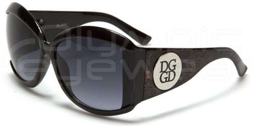 Oversized Womens DG sunglasses Black and Brown Brand New