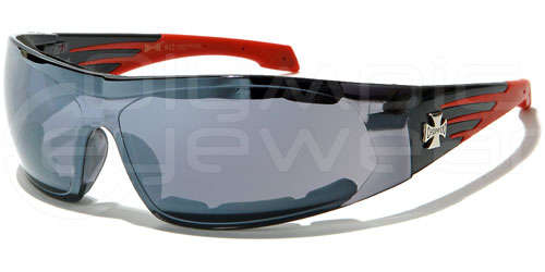 Choppers Biker Sunglasses Motorcycle Goggles Red