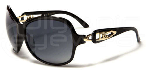Oversized Womens DG Sunglasses Black -  Brand New