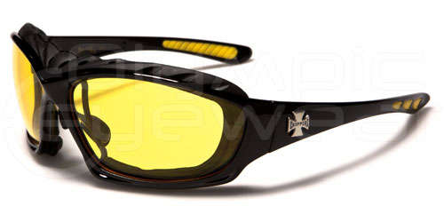 Choppers Biker Sunglasses Motorcycle Goggles - Night riding Lens