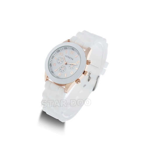 Unisex Geneva Silicone Jelly Gel Quartz Analog Sports Wrist Watch S-M02 Hot