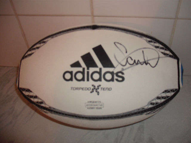 SAM WARBURTON HAND SIGNED AUTOGRAPHED ADDIDAS BALL BRITISH LIONS.COA.PHOTO PROOF