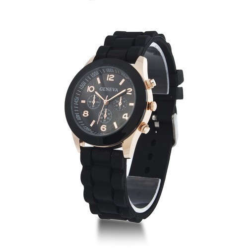 Unisex Geneva Silicone Jelly Gel Quartz Analog Sports Wrist Watch S-M02 Hot