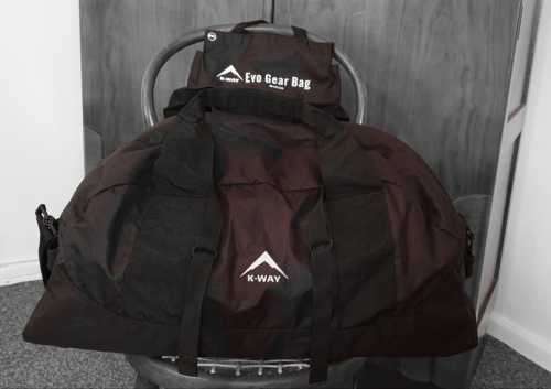 Black 60L K-Way Evo Gear Bag For Sale