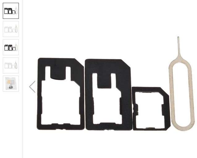 Nano SIM & Micro SIM & SIM card adapters