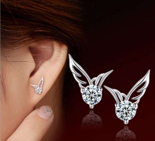 925 STERLING SILVER - ROUND STUD EARRINGS