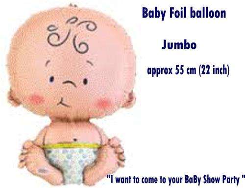 JUMBO Shaped Baby Foil Balloon