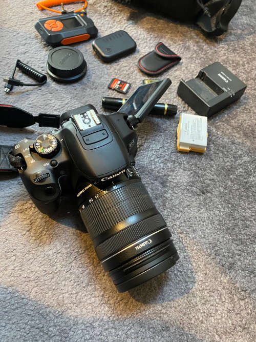 Canon EOS 650D, accessories plus Arsenal Remote and MIOPS trigger