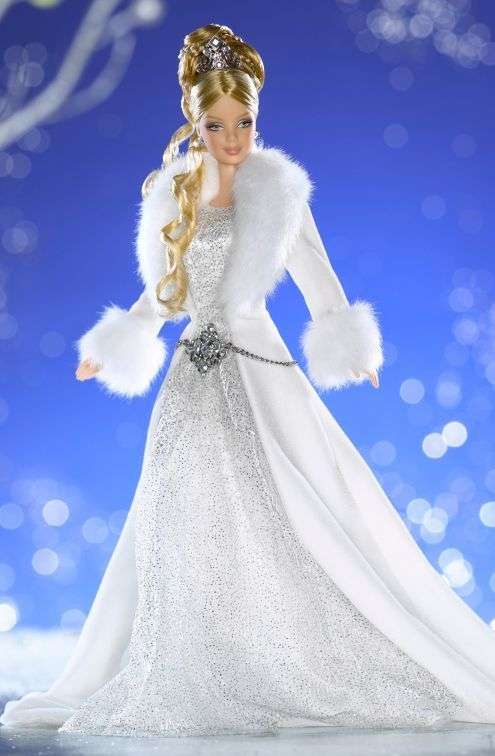 Barbie Collector Edition Holiday Visions Winter Fantasy Barbie 2003