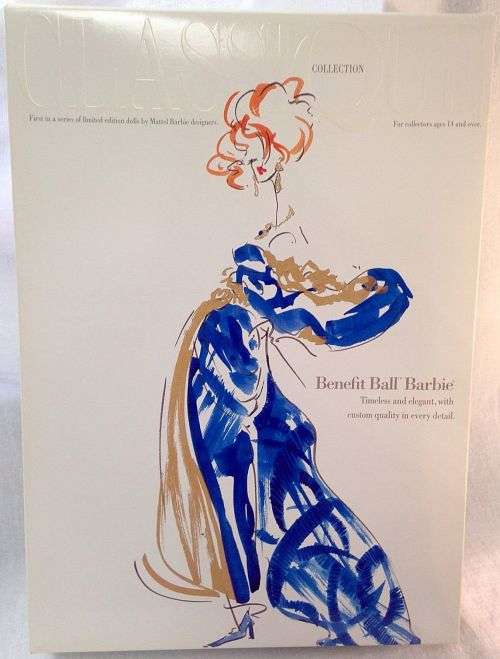 Barbie Collector Limited Edition First in a Series of Exclusive Dolls Benefit Ball Barbie Doll 1992