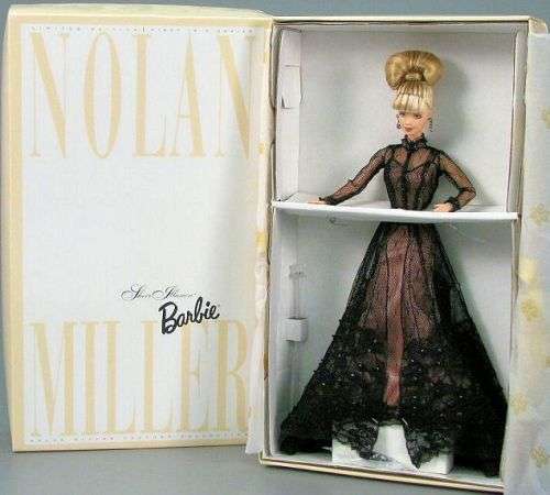 Barbie Collector Limited Edition Nolan Miller Sheer Illusion Barbie Doll 1998