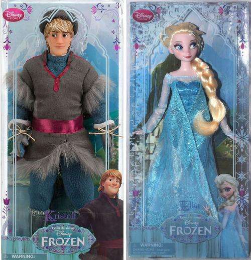Disney Frozen Exclusive CLASSIC Elsa and Kristoff Doll Set 12"