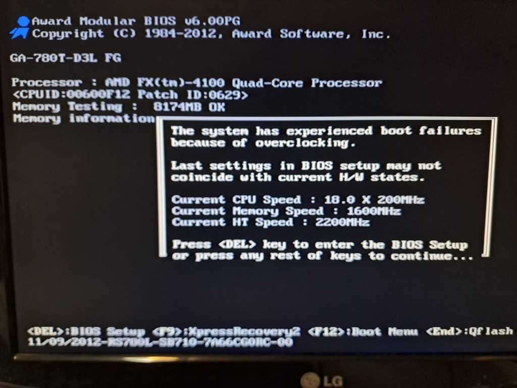 AMD Fx-4100 (4 cores/4 threads 3.6Ghz) + GA-780T-D3L Motherboard (AM3+) + 8GB Ram 1600Mhz DDR3
