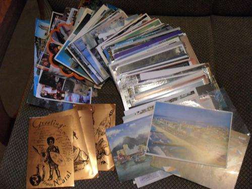 A COLLECTION OF + - 300 VARIOUS USED AND UNUSED POSTCARDS