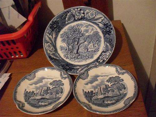JOHNSON BROS & WOOD & SONS BLUE AND WHITE PIECES
