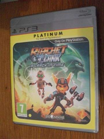 RATCHET AND CLANK...A CRACK IN TIME ..PS3 GAME WITH BOOKLET....
