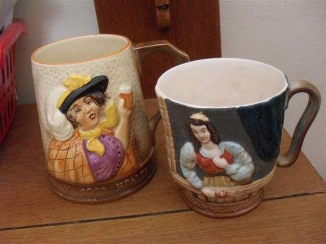 2 X VINTAGE MUGS (BESWICK AND FALCONWARE ENGLAND)