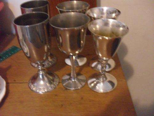 6 X SP GOBLETS....