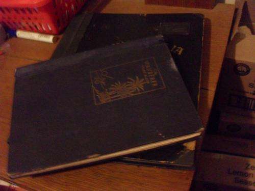 2 X STAMP ALBUMS....1 X GREAT BRITAIN 1 X MIXED WORLD