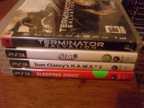 4 X  POPULAR PS3 GAMES...SEE BELOW ...ALL FOR 1 BID....