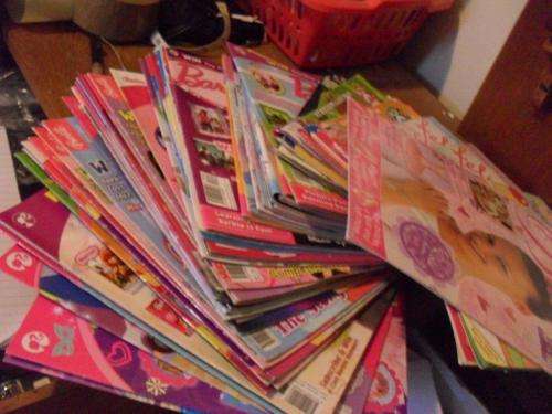 38 BARBIE MAGAZINES AND  8 OTHER MAGS FOR THE BARBIE FAN...