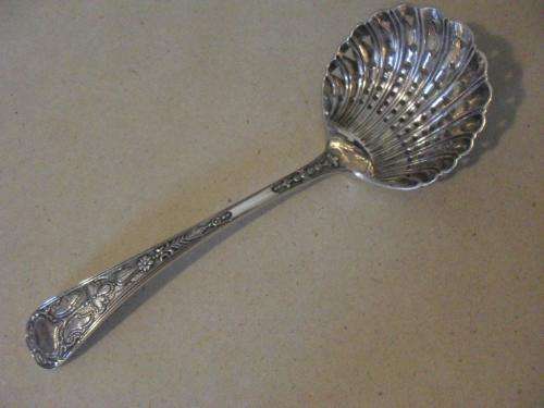 THIS IS AN INTERESTING VINTAGE TEA SPOON...SEE MARKINGS