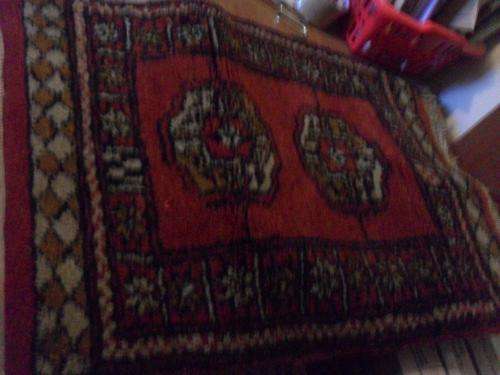 VINTAGE MORI BOKHARA PRAYER RUG....72 CM X 47 CM