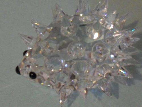 PRETTY SWAROVSKI CRYSTAL HEDGEHOG DESIGNED BY MAX SCHRECK....